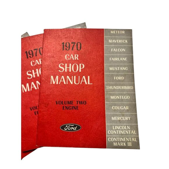 1970 FORD Car Shop Manuals #1-5 Complete Set Ford Motor Company Original - Picture 6 of 13